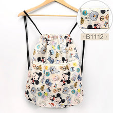 Load image into Gallery viewer, Foldable Waterproof String Backpack for Gym Workout Outdoor Running Travel Cartoon School Eco Friendly Shopping Bag with Zipper
