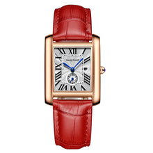 Load image into Gallery viewer, Fashion Lovers Watches Men Women Casual Leather Strap Quartz Watch Elegant Squar Retro Roman Numeral Scale Couple Watch Clock
