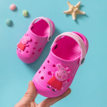Load image into Gallery viewer, Genuine Peppa Pig Shoes Non-slip girls Boys Baby Sandals Summer Cartoon Indoor Outdoor Shoes Peppa George Pig Slippers Toys Gift
