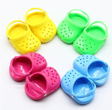 Load image into Gallery viewer, New Sandal Plastic Shoes For 43cm Baby Dolls 17 inch Born Dolls Shoes
