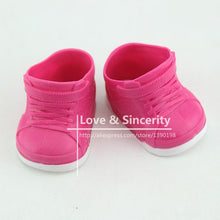 Load image into Gallery viewer, New Sandal Plastic Shoes For 43cm Baby Dolls 17 inch Born Dolls Shoes
