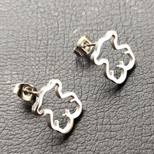 Load image into Gallery viewer, Hot Style Stainless Steel Memorial  Mama Love Earring Memorial Cute Animal 10*12mm
