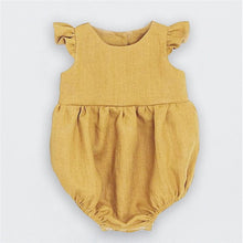 Load image into Gallery viewer, Newborn Baby Girls Rompers Ruffle Linen Cotton Baby Girl Clothes Spring Summer Backcross Jumpsuits Outfits Sunsuit Baby Clothing
