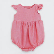 Load image into Gallery viewer, Newborn Baby Girls Rompers Ruffle Linen Cotton Baby Girl Clothes Spring Summer Backcross Jumpsuits Outfits Sunsuit Baby Clothing
