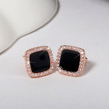 Load image into Gallery viewer, Cute Korean Earrings Heart Bling Zircon Stone Rose Gold Stud Earrings for Women Fashion Jewelry 2019 New Gift
