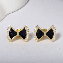 Load image into Gallery viewer, Cute Korean Earrings Heart Bling Zircon Stone Rose Gold Stud Earrings for Women Fashion Jewelry 2019 New Gift
