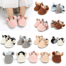 Load image into Gallery viewer, farfoot 2018 AU Toddler Girl snow Boots Shoes Newborn Baby Autumn Winter cotton Warm Soft Sole Plush Prewalker
