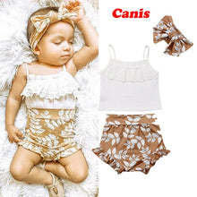 Load image into Gallery viewer, 3PCS Summer Clothing Set Pudcoco Brand  newborn baby girl clothes  roupa de bebe menino baby outfit
