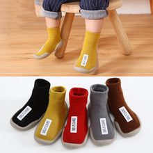 Load image into Gallery viewer, Baby Boys Girls Toddlers Moccasins Non-Skid Indoor Kids Floor Slipper Children Animal Breathable Cotton Knitted Shoes Ideal Gift
