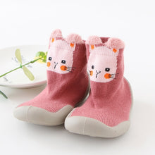 Load image into Gallery viewer, Baby Boys Girls Toddlers Moccasins Non-Skid Indoor Kids Floor Slipper Children Animal Breathable Cotton Knitted Shoes Ideal Gift
