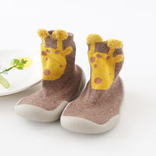 Load image into Gallery viewer, Baby Boys Girls Toddlers Moccasins Non-Skid Indoor Kids Floor Slipper Children Animal Breathable Cotton Knitted Shoes Ideal Gift
