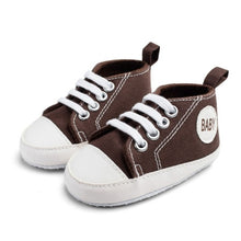 Load image into Gallery viewer, New Canvas Classic Sports Sneakers Newborn Baby Boys Girls First Walkers Shoes Infant Toddler Soft Sole Anti-slip Baby Shoes
