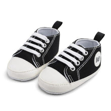 Load image into Gallery viewer, New Canvas Classic Sports Sneakers Newborn Baby Boys Girls First Walkers Shoes Infant Toddler Soft Sole Anti-slip Baby Shoes
