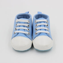 Load image into Gallery viewer, New Canvas Classic Sports Sneakers Newborn Baby Boys Girls First Walkers Shoes Infant Toddler Soft Sole Anti-slip Baby Shoes

