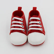 Load image into Gallery viewer, New Canvas Classic Sports Sneakers Newborn Baby Boys Girls First Walkers Shoes Infant Toddler Soft Sole Anti-slip Baby Shoes
