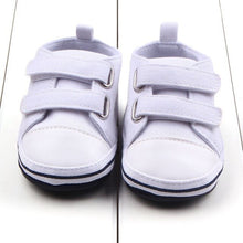 Load image into Gallery viewer, New Canvas Classic Sports Sneakers Newborn Baby Boys Girls First Walkers Shoes Infant Toddler Soft Sole Anti-slip Baby Shoes
