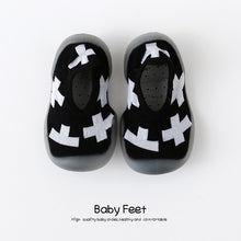 Load image into Gallery viewer, baby cartoon anti-skid floor socks,spring and summer leopard print children's rubber sole shoes,  baby toddlers'shoes and socks
