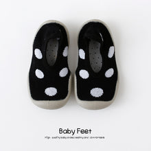 Load image into Gallery viewer, baby cartoon anti-skid floor socks,spring and summer leopard print children's rubber sole shoes,  baby toddlers'shoes and socks
