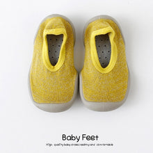 Load image into Gallery viewer, baby cartoon anti-skid floor socks,spring and summer leopard print children's rubber sole shoes,  baby toddlers'shoes and socks
