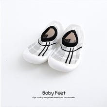 Load image into Gallery viewer, baby cartoon anti-skid floor socks,spring and summer leopard print children's rubber sole shoes,  baby toddlers'shoes and socks
