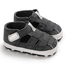 Load image into Gallery viewer, Kids Newborn Baby Boys Fashion Summer Soft Crib Shoes First Walker Anti Slip Sandals Shoe
