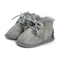 Load image into Gallery viewer, Brand New Toddler Infant Newborn Baby Boy Girl Winter Fur Snow Boots Warm Shoes Booties Casual Leopard Little Kids Strappy Shoes
