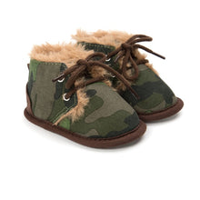 Load image into Gallery viewer, Brand New Toddler Infant Newborn Baby Boy Girl Winter Fur Snow Boots Warm Shoes Booties Casual Leopard Little Kids Strappy Shoes
