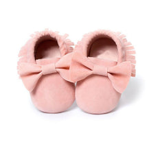 Load image into Gallery viewer, Baby Girls Shoes First Walkers Newborn Baby Moccasins Soft Boy Girl Fringe Soft Soled Non-slip Footwear  Shoes
