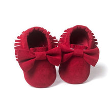 Load image into Gallery viewer, Baby Girls Shoes First Walkers Newborn Baby Moccasins Soft Boy Girl Fringe Soft Soled Non-slip Footwear  Shoes
