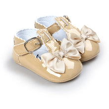 Load image into Gallery viewer, 12 Color Fashion Baby Girls Baby Shoes Cute Newborn First Walker Shoes Infant Letter Princess Soft Sole Bottom Anti-slip Shoes
