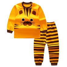 Load image into Gallery viewer, Autumn Winter 2020 Baby Boy Girls Clothes Cotton Girl Clothing Sets Cartoon Long-sleeved T-shirt+Pants Infant Clothes 2pcs Suit
