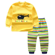 Load image into Gallery viewer, Autumn Winter 2020 Baby Boy Girls Clothes Cotton Girl Clothing Sets Cartoon Long-sleeved T-shirt+Pants Infant Clothes 2pcs Suit
