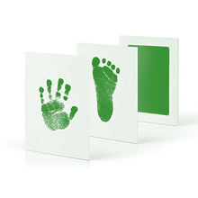 Load image into Gallery viewer, Baby footprint Non-Toxic Photo frame DIY Handprint Footprint Imprint Kit Baby Souvenirs Casting Clay Print Newborn Ink Pad Toys

