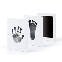Load image into Gallery viewer, Baby footprint Non-Toxic Photo frame DIY Handprint Footprint Imprint Kit Baby Souvenirs Casting Clay Print Newborn Ink Pad Toys

