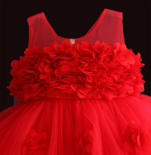 Load image into Gallery viewer, baby girls dresses lace flower kids clothing princess wedding baptism children wear 1 year birthday vestido infantil 6M-4Y
