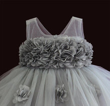 Load image into Gallery viewer, baby girls dresses lace flower kids clothing princess wedding baptism children wear 1 year birthday vestido infantil 6M-4Y
