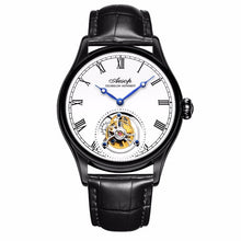 Load image into Gallery viewer, New 100% Original Luxury Tourbillon Watch Mens Mechanical Watches Top Brand Classic White Leather Watch Relogio Masculino
