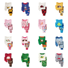 Load image into Gallery viewer, kids pajamas children sleepwear baby pajamas sets boys girls animal pyjamas pijamas cotton nightwear clothes kids clothing
