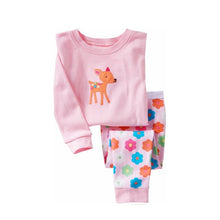 Load image into Gallery viewer, kids pajamas children sleepwear baby pajamas sets boys girls animal pyjamas pijamas cotton nightwear clothes kids clothing
