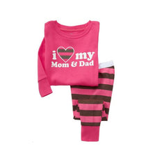 Load image into Gallery viewer, kids pajamas children sleepwear baby pajamas sets boys girls animal pyjamas pijamas cotton nightwear clothes kids clothing
