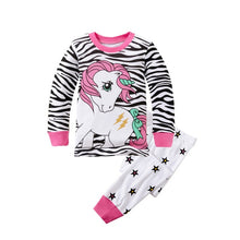 Load image into Gallery viewer, kids pajamas children sleepwear baby pajamas sets boys girls animal pyjamas pijamas cotton nightwear clothes kids clothing
