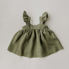 Load image into Gallery viewer, Linen Baby Dresses Summer Girls Clothes Princess Dress 1st Birthday Party Dress For Girl Cute Infant toddler Girls Clothing
