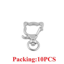 Load image into Gallery viewer, 5-20pcs/lot Key Chain Key Ring keychain Bronze Rhodium Gold 28mm Long Round Split Keyrings Keychain Jewelry Making Wholesale DIY
