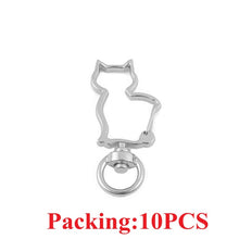 Load image into Gallery viewer, 5-20pcs/lot Key Chain Key Ring keychain Bronze Rhodium Gold 28mm Long Round Split Keyrings Keychain Jewelry Making Wholesale DIY
