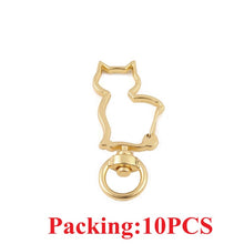 Load image into Gallery viewer, 5-20pcs/lot Key Chain Key Ring keychain Bronze Rhodium Gold 28mm Long Round Split Keyrings Keychain Jewelry Making Wholesale DIY
