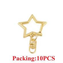 Load image into Gallery viewer, 5-20pcs/lot Key Chain Key Ring keychain Bronze Rhodium Gold 28mm Long Round Split Keyrings Keychain Jewelry Making Wholesale DIY
