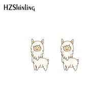 Load image into Gallery viewer, 2019 New Kawaii Animals Acrylic Earring Sweetie Resin Earring Cat Dog Dinosaur Epoxy Shrink Dinks Earrings
