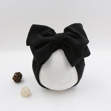 Load image into Gallery viewer, Cotton Baby Hat Newborn Baby Infant Baby Cap Newborn Baby Beanie Top Bow Knot Newborn Photography Props Baby Turban
