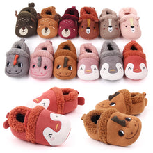 Load image into Gallery viewer, DOGEEK Baby Shoes Adorable Infant Slippers Toddler Baby Boy Girl Knit Crib Shoes Cute Cartoon Anti-slip Prewalker Baby Slippers
