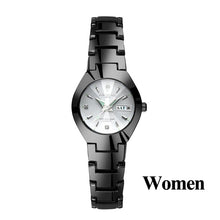 Load image into Gallery viewer, Lovers Watches Luxury Quartz Wrist Watch for Men and Women Hodinky Dual Calender Week Steel Saat Reloj Mujer Hombre Couple Watch
